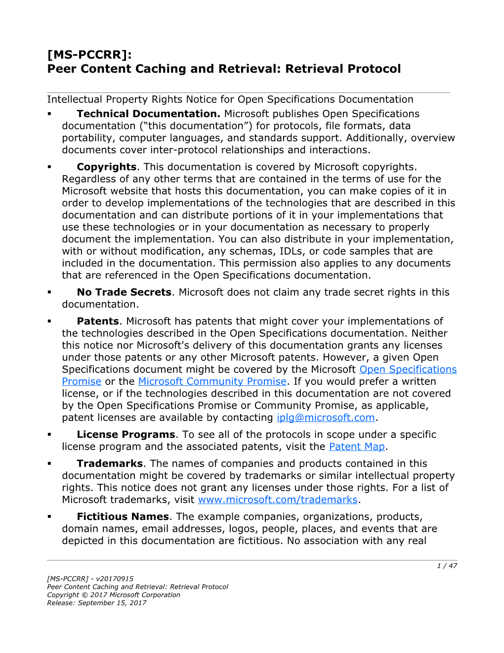 Peer Content Caching and Retrieval: Retrieval Protocol