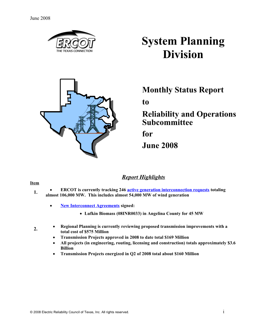 Lufkin Biomass (08INR0033) in Angelinacounty for 45 MW