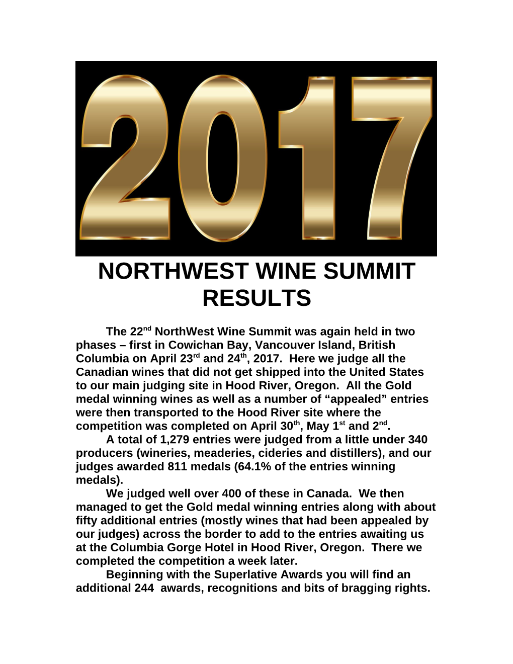 Northwest Wine Summit