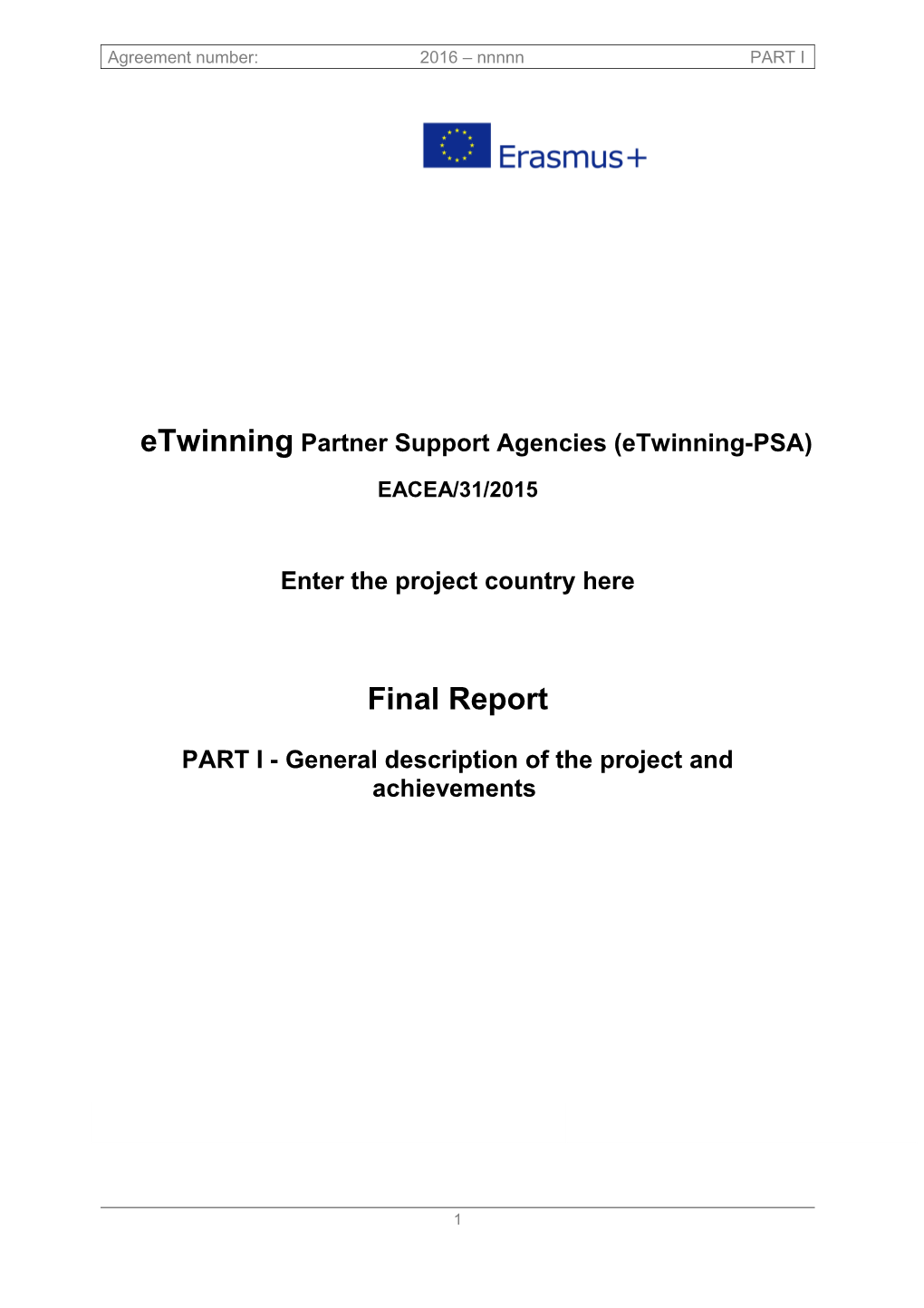Etwinningpartner Support Agencies (Etwinning-PSA)