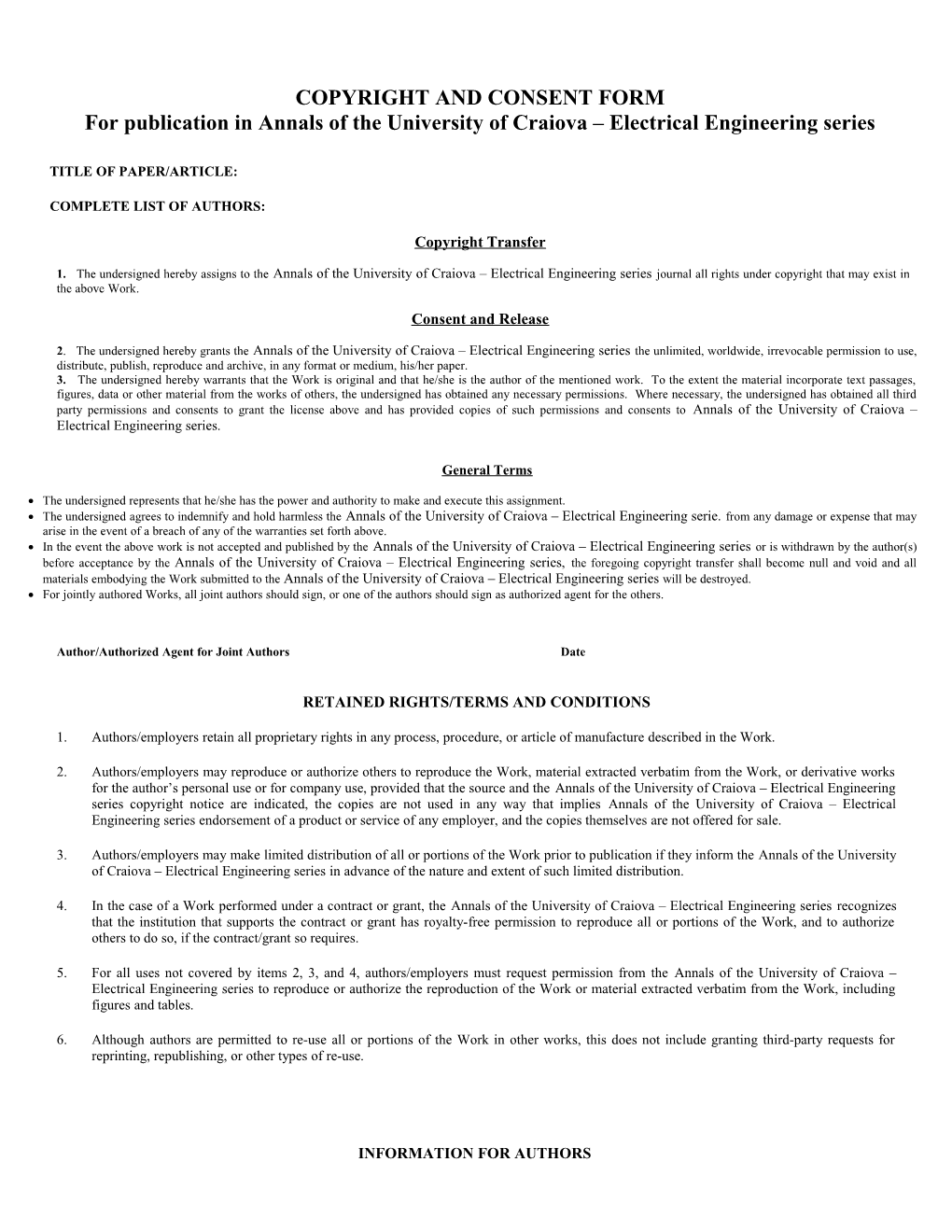 Annals COPYRIGHT TRANS & PUBLICATION RIGHTS