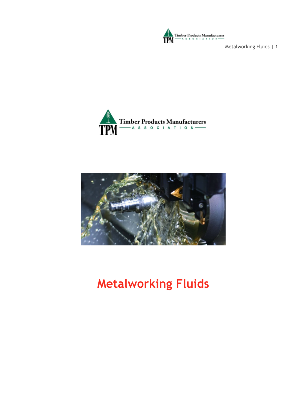 Metalworking Fluids