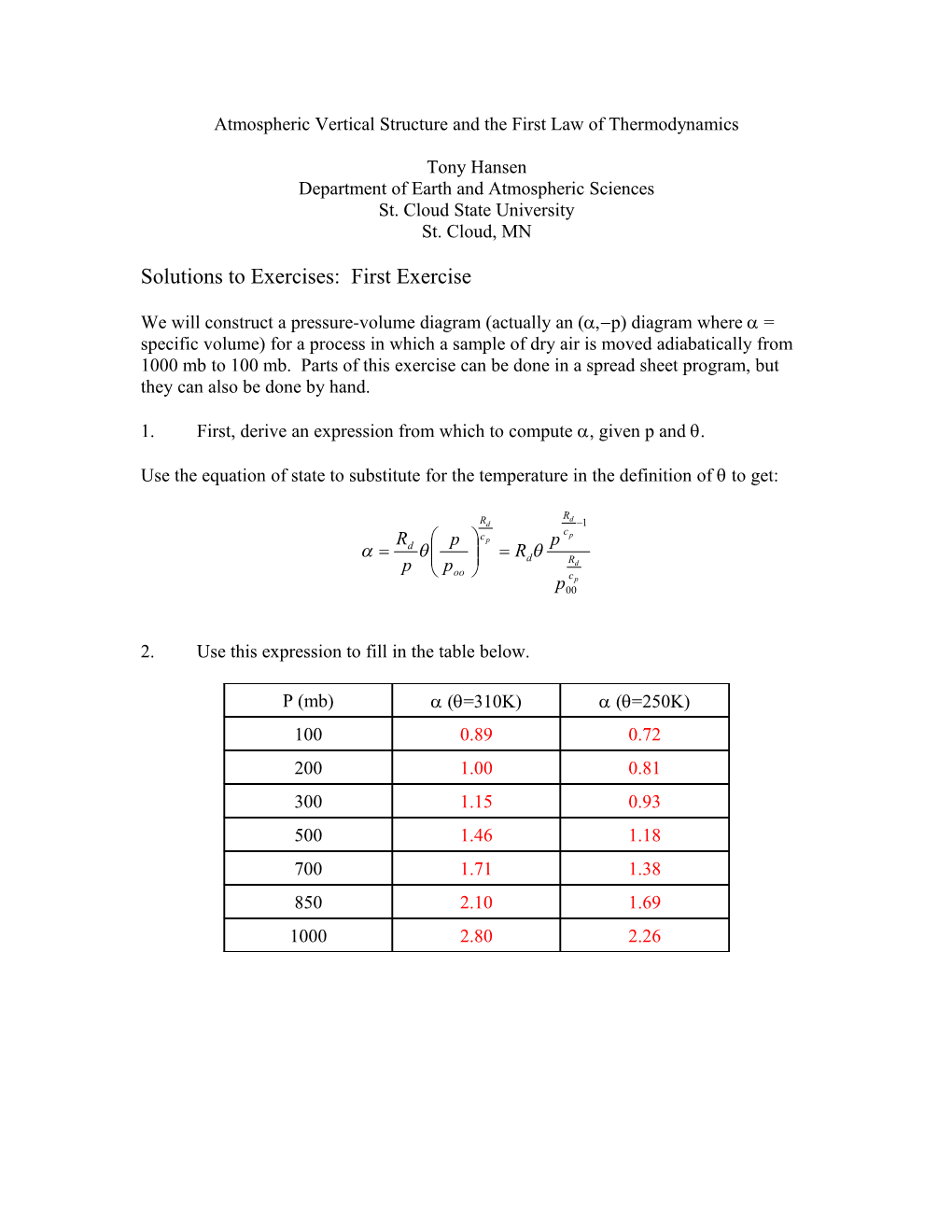 A Problem That Many Meteorology Students Struggle with Is the Understanding of Why The