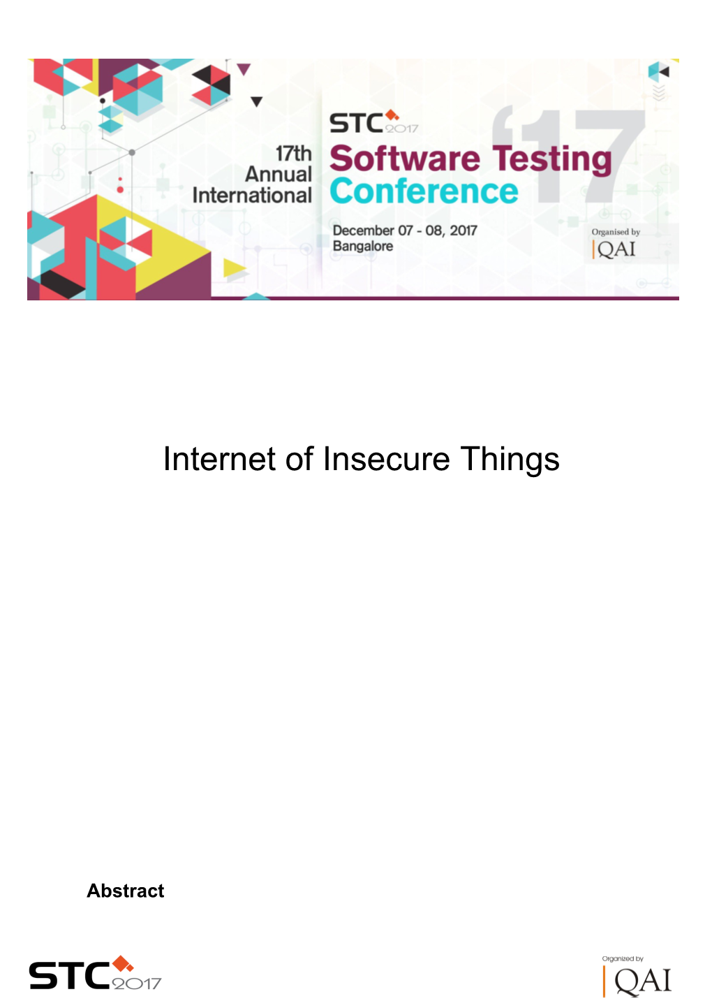 Internet of Insecure Things