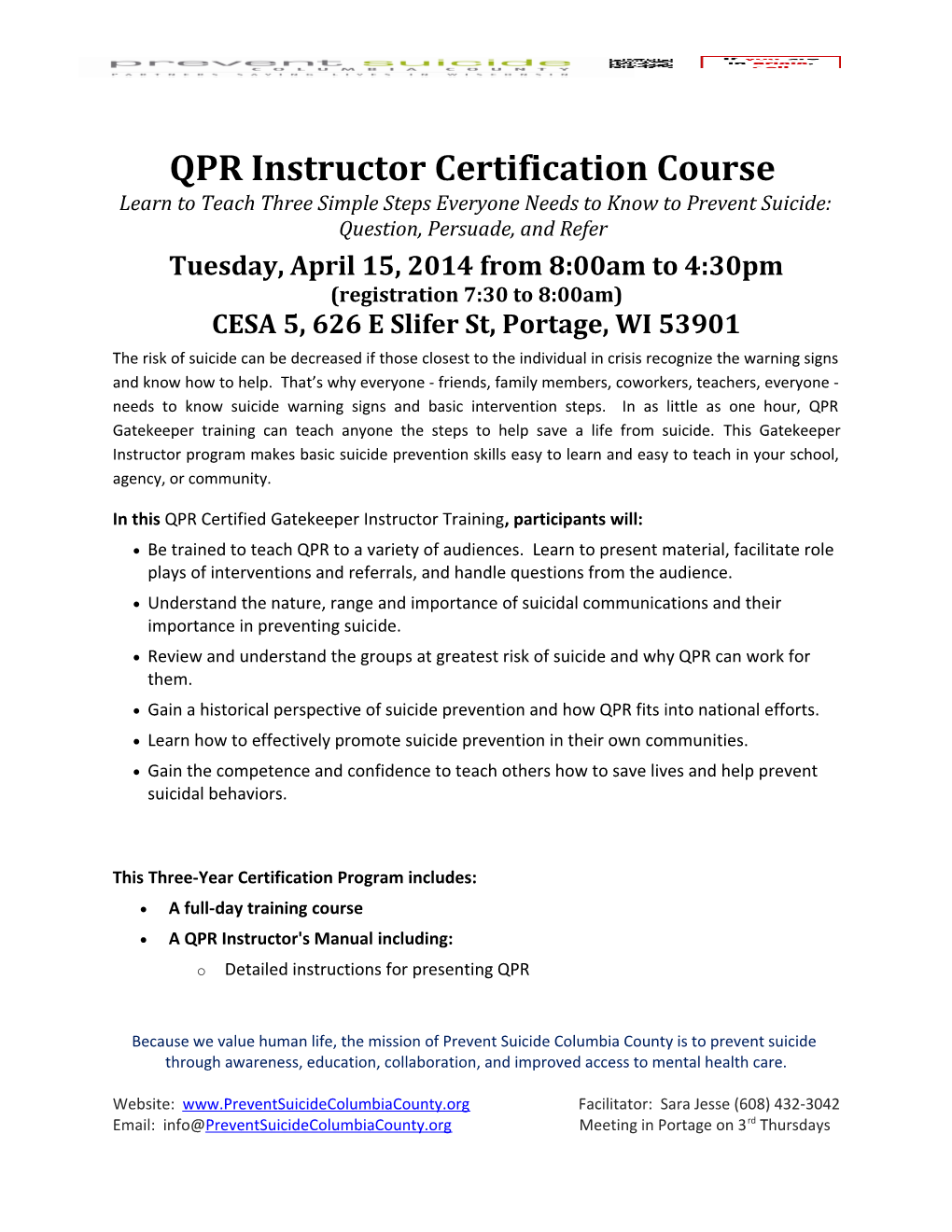 In Thisqpr Certified Gatekeeper Instructor Training, Participants Will