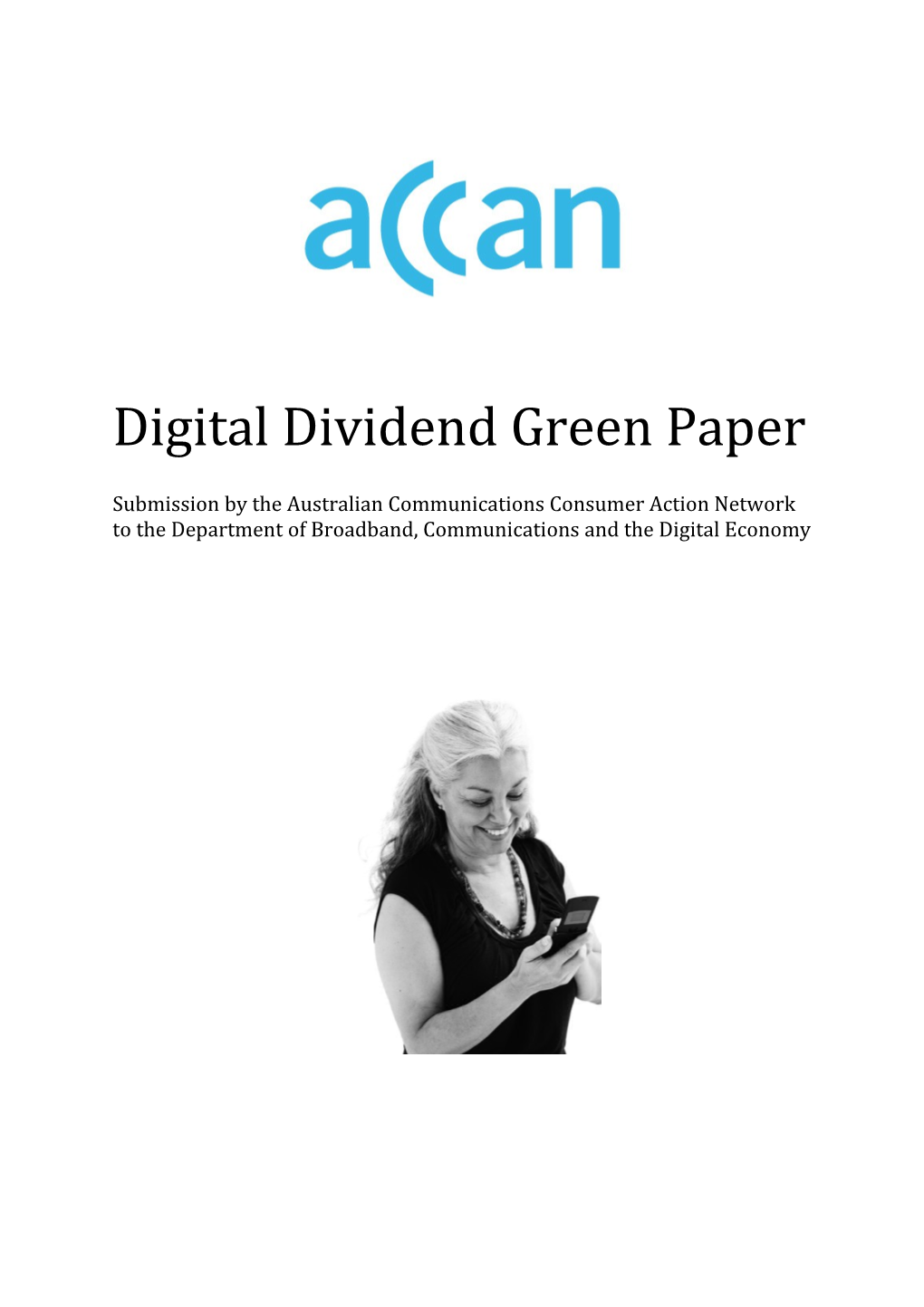Digital Dividend Green Paper
