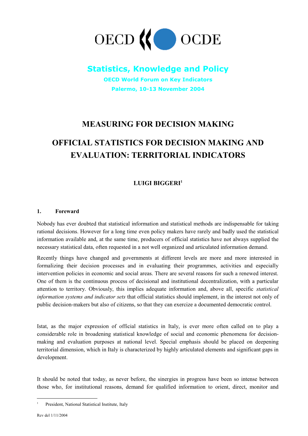 Measuring for Decision Making