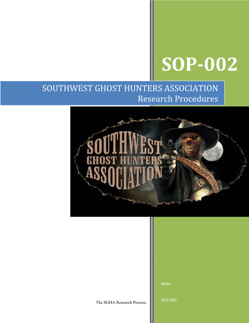 Southwest Ghost Hunters Association