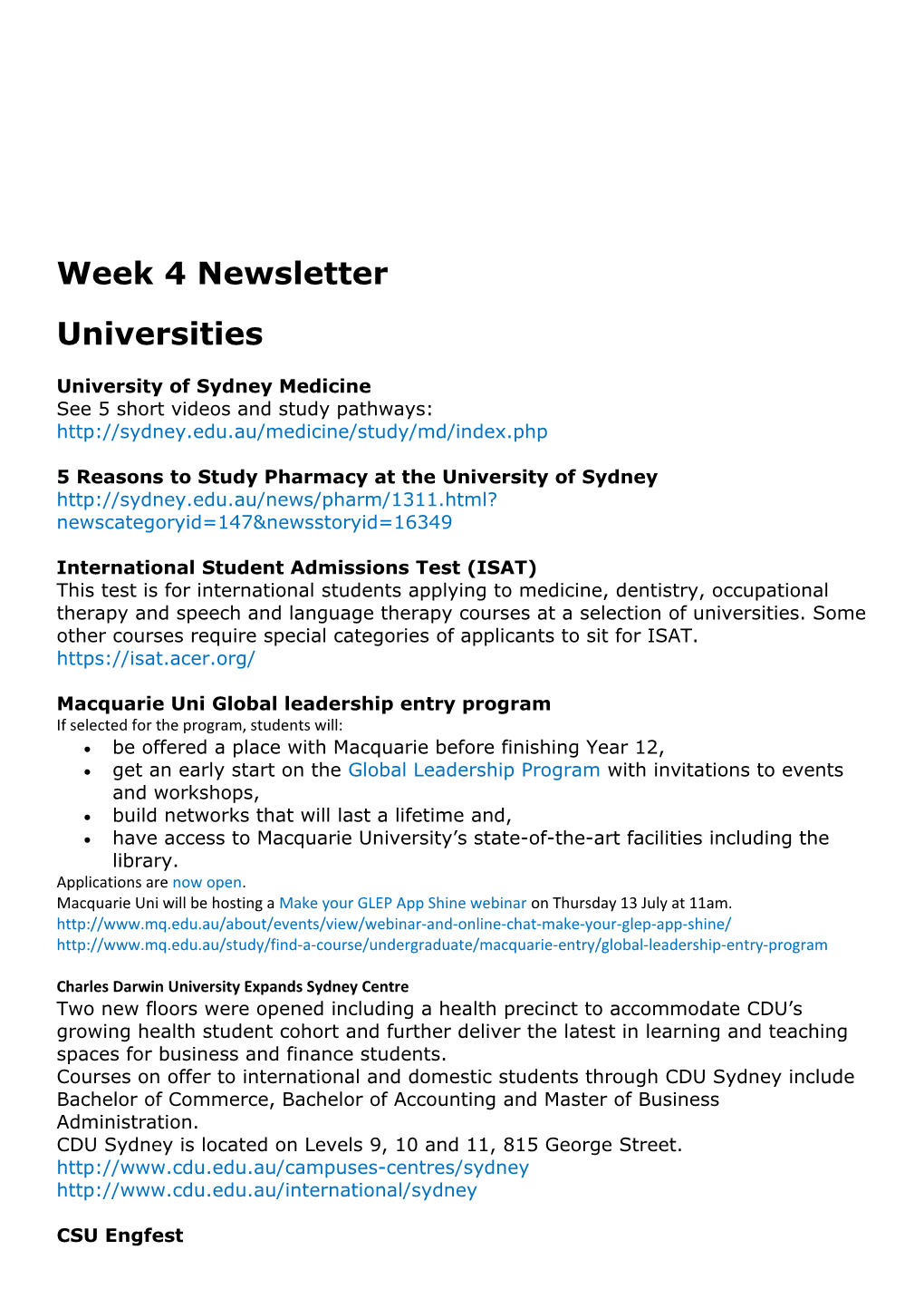 5 Reasons to Study Pharmacy at the University of Sydney