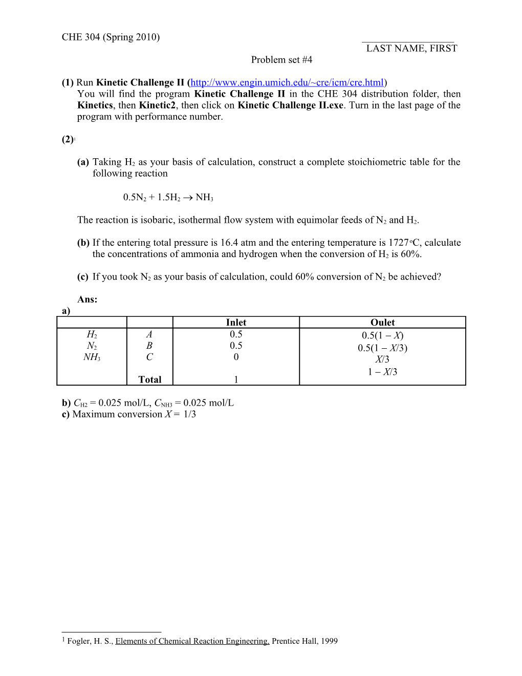 (1) Run Kinetic Challenge II (