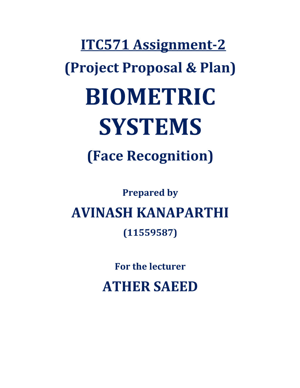 Project Proposal & Plan