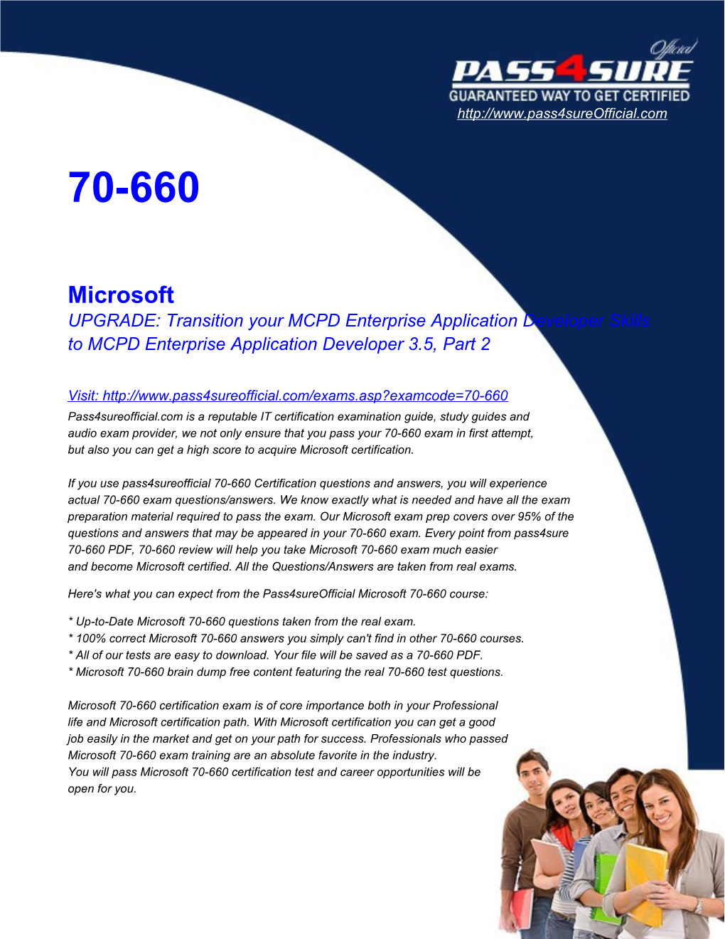 UPGRADE: Transition Your MCPD Enterprise Application Developer Skills to MCPD Enterprise