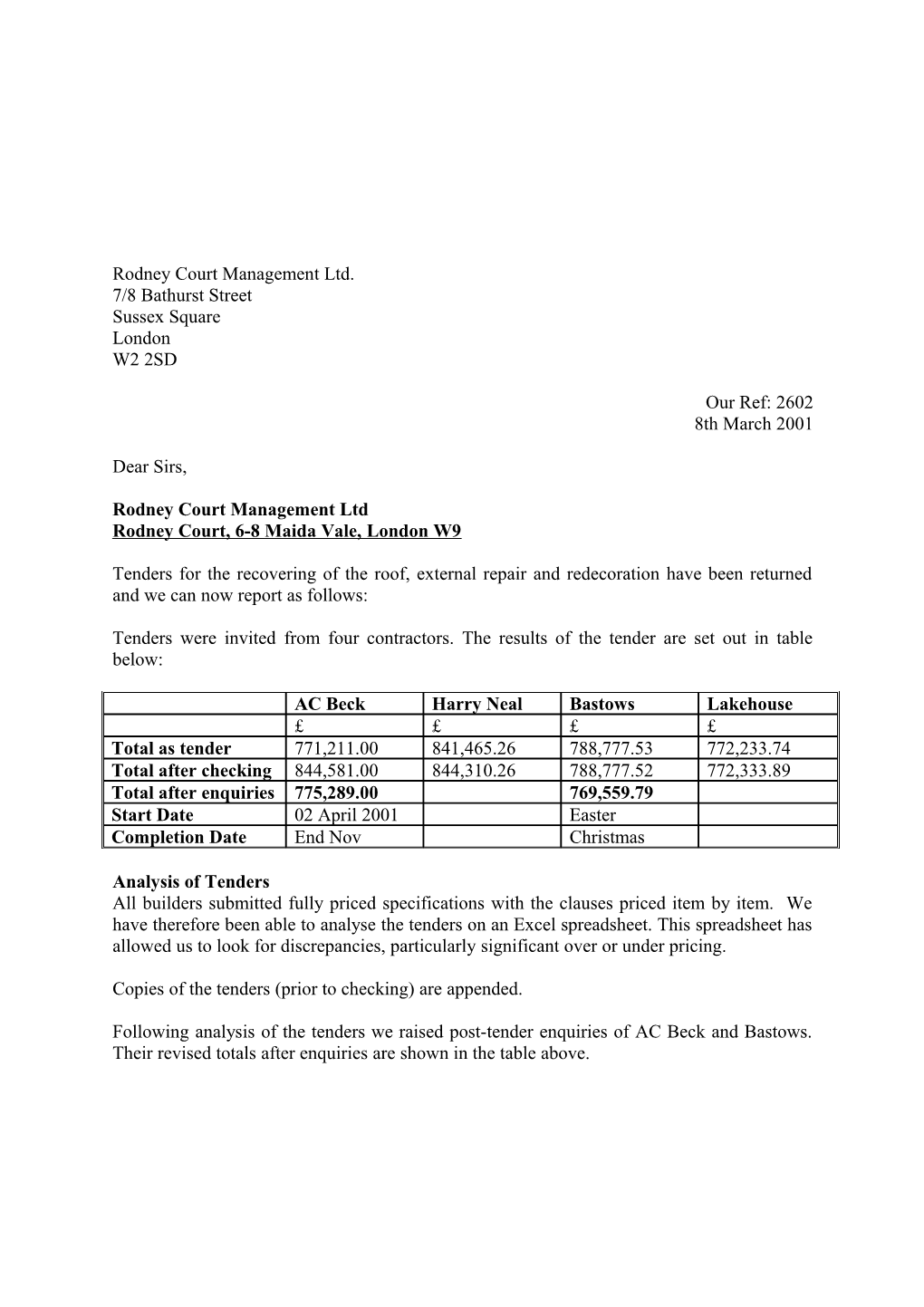 Rodney Court Management Ltd