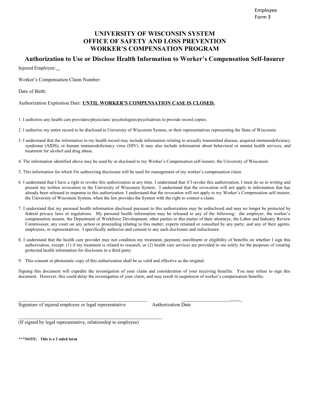 Authorization to Use Or Disclose Health Information