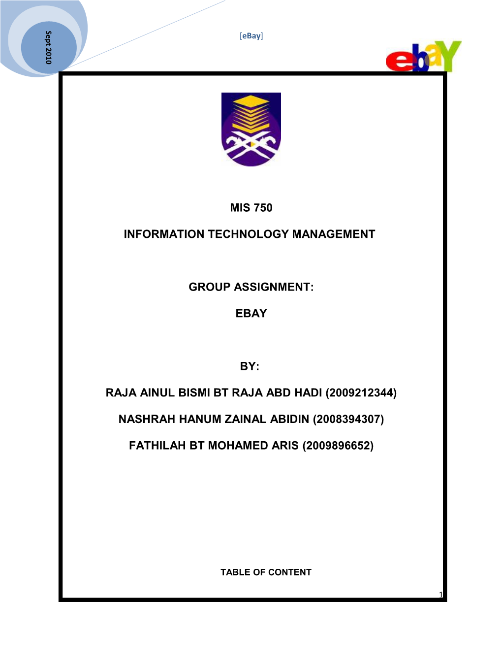 Raja Ainul Bismi Bt Raja Abd Hadi (2009212344)