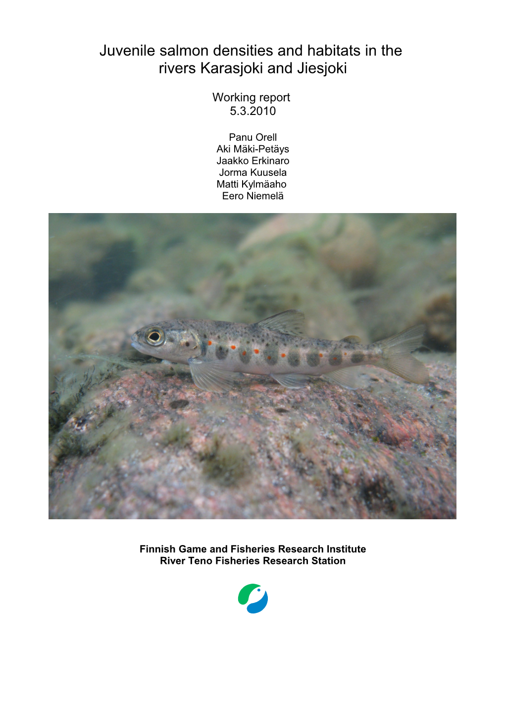 Salmon Juvenile Densities and Habitats in The