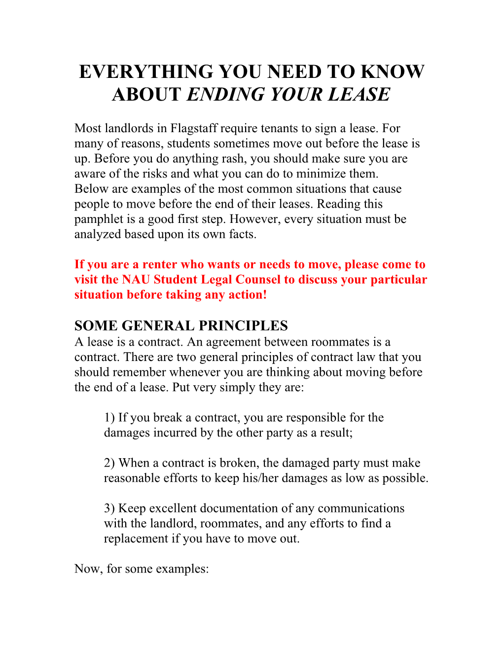 Everything You Need to Know About Ending Your Lease