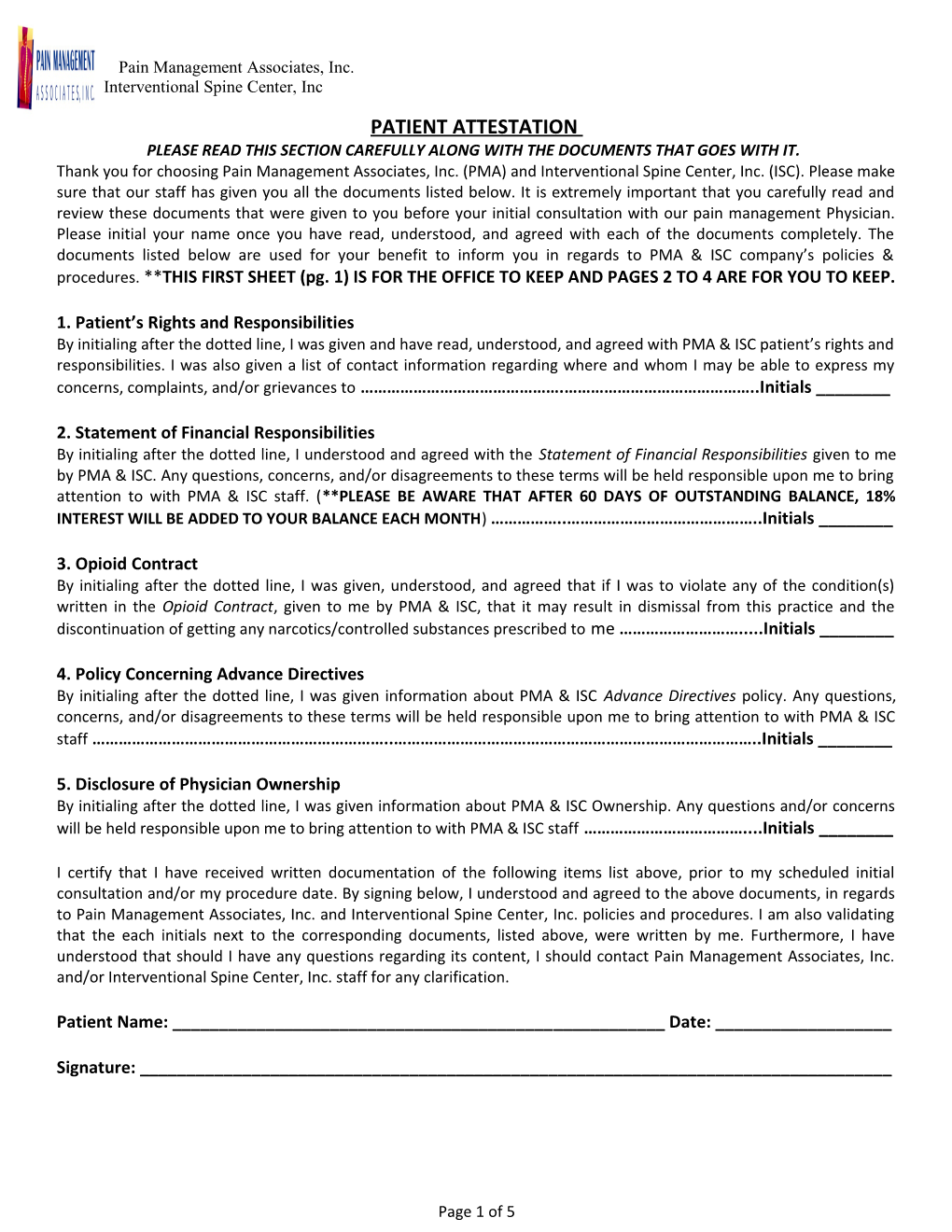 PATIENT DEMOGRAPHICS Please Complete All Areas in This Section