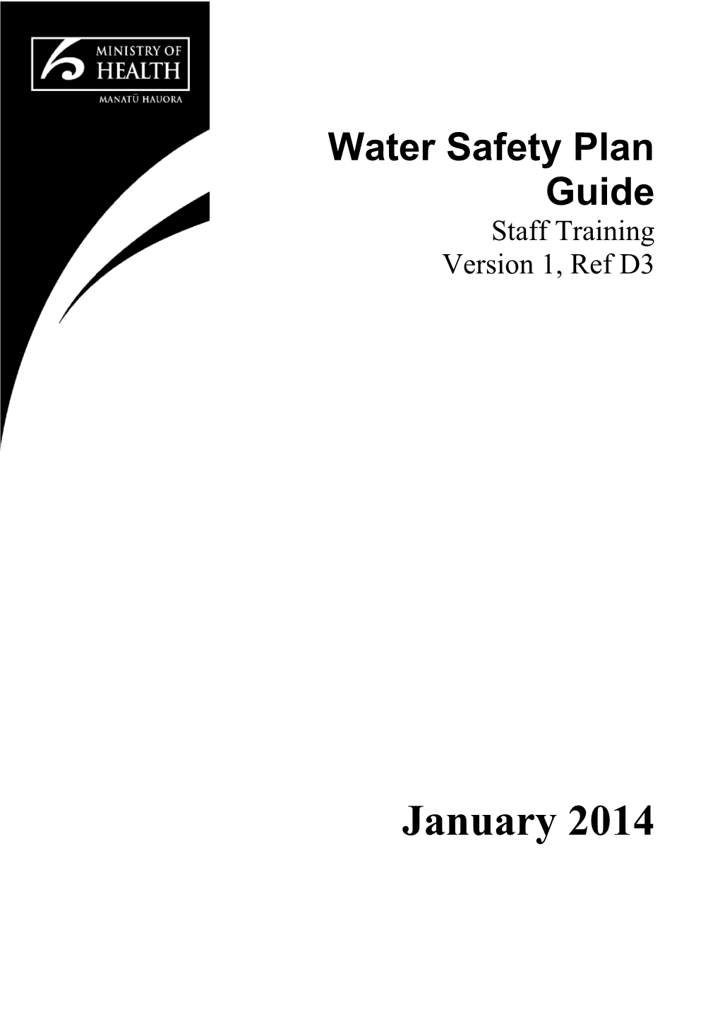 Water Safety Plan Guide: Treatment Processes Membrane Filtration