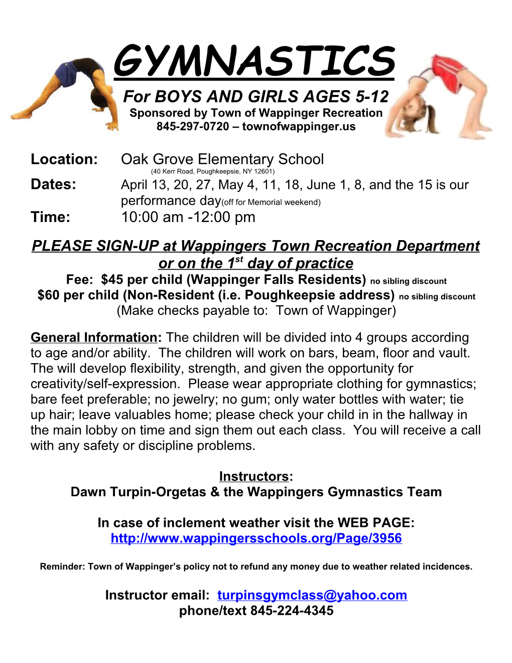 Camp Playground Registration Application