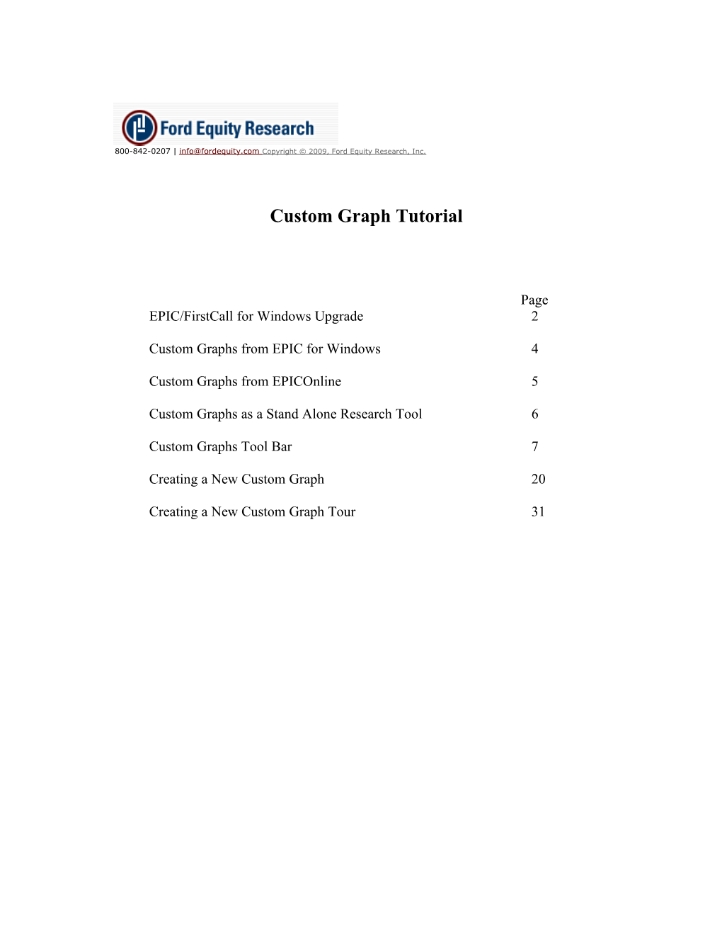 Custom Graph Tutorial