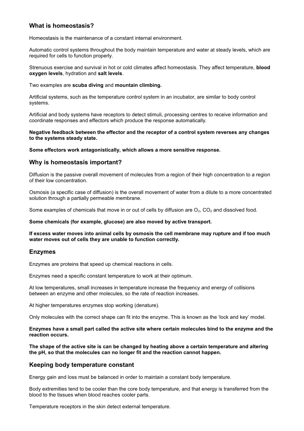 What Is Homeostasis?