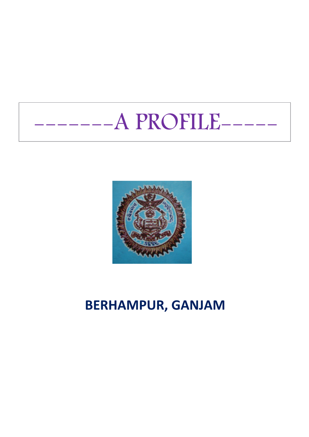 Berhampur, Ganjam