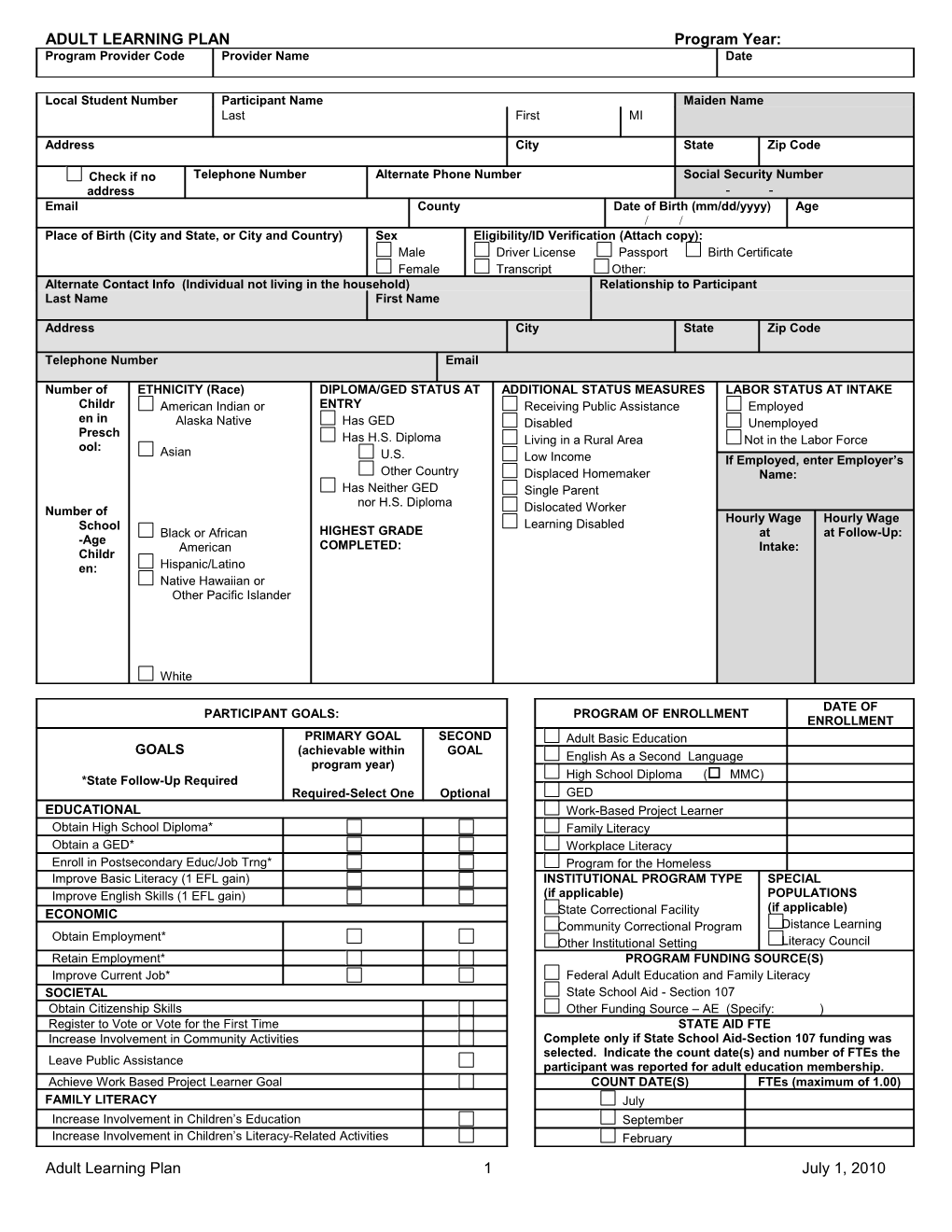 Michigan Adult Education Reporting System (Maers)