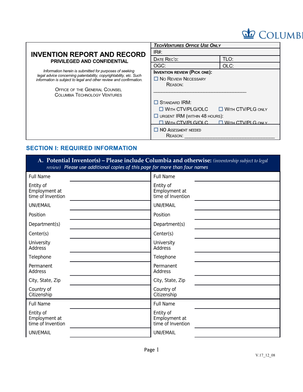 If Any Disclosure of the Invention Is Anticipated, Please Provide Details in Section E