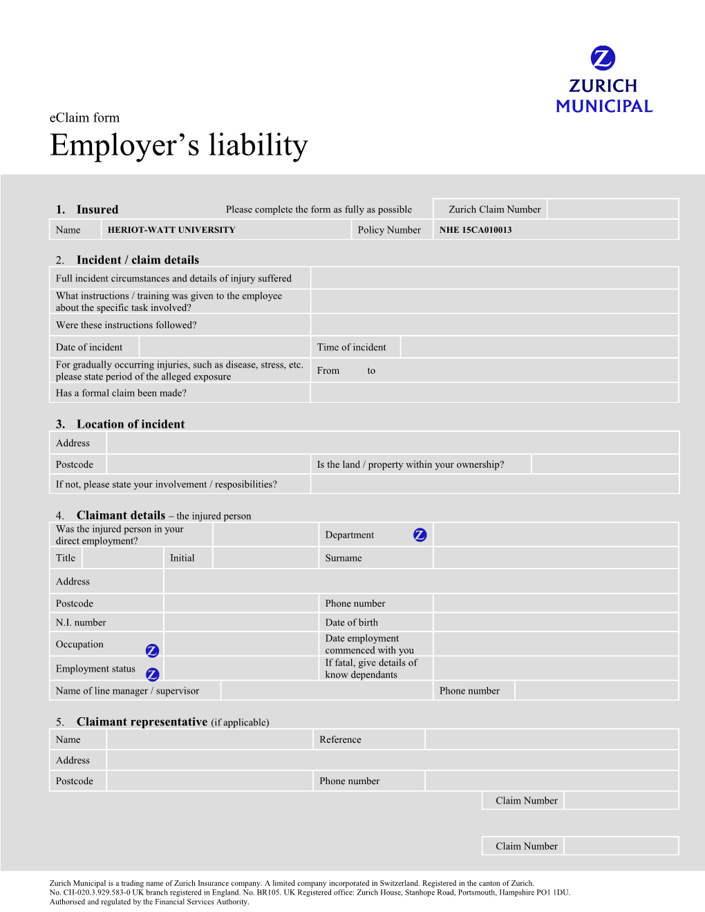 Employer S Liability