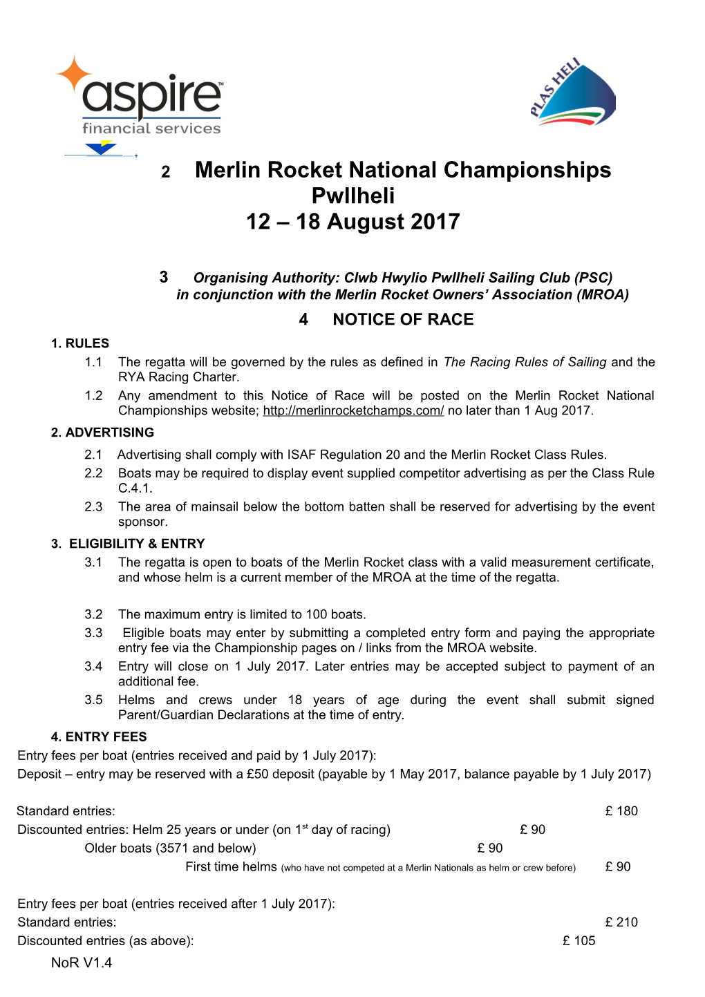 Merlin Rocket National Championships