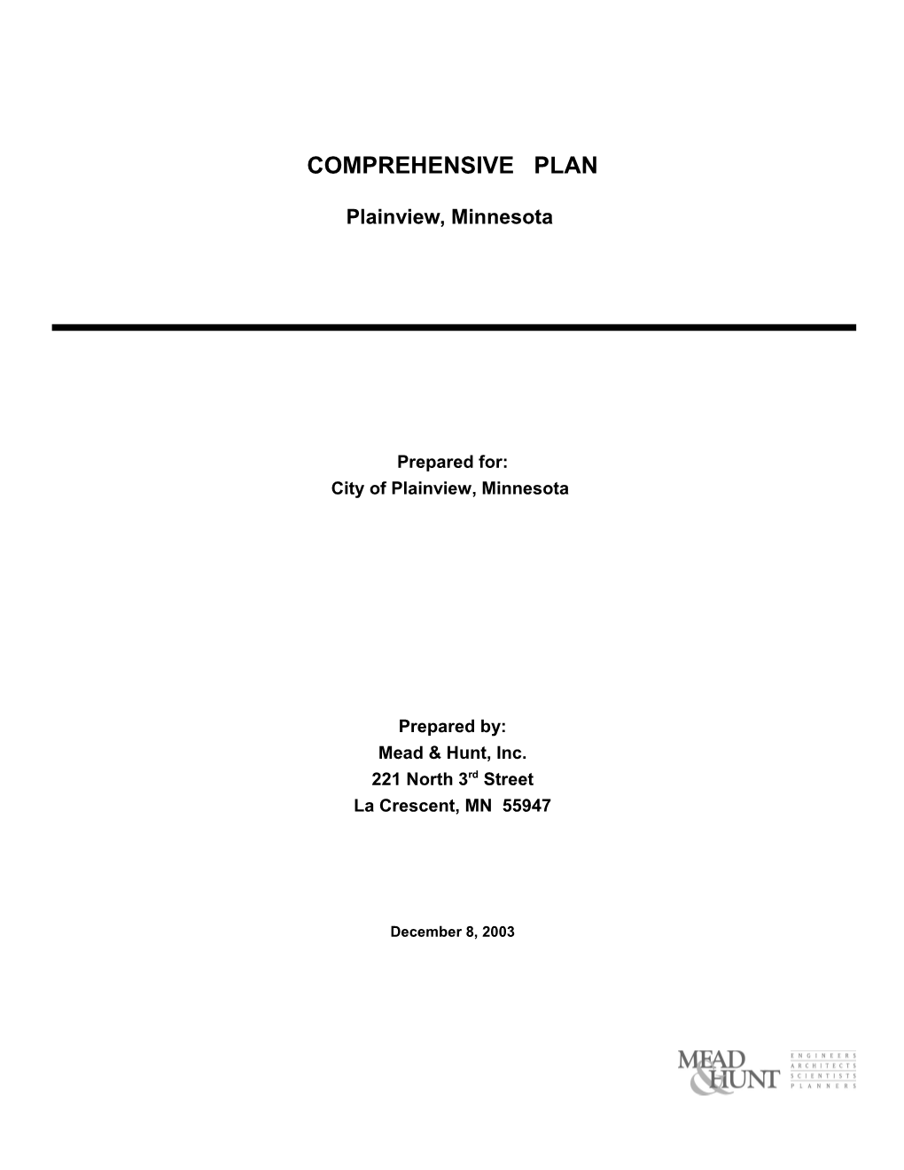 Comprehensive Plan