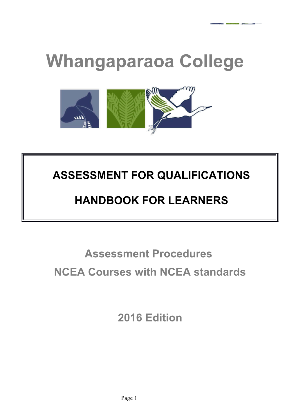 Assessment for Qualifications