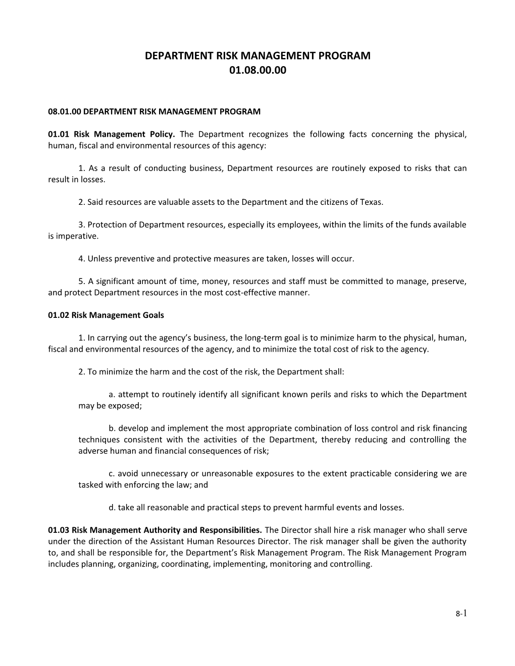 The Objective, Mission and Program of Driver Licensing