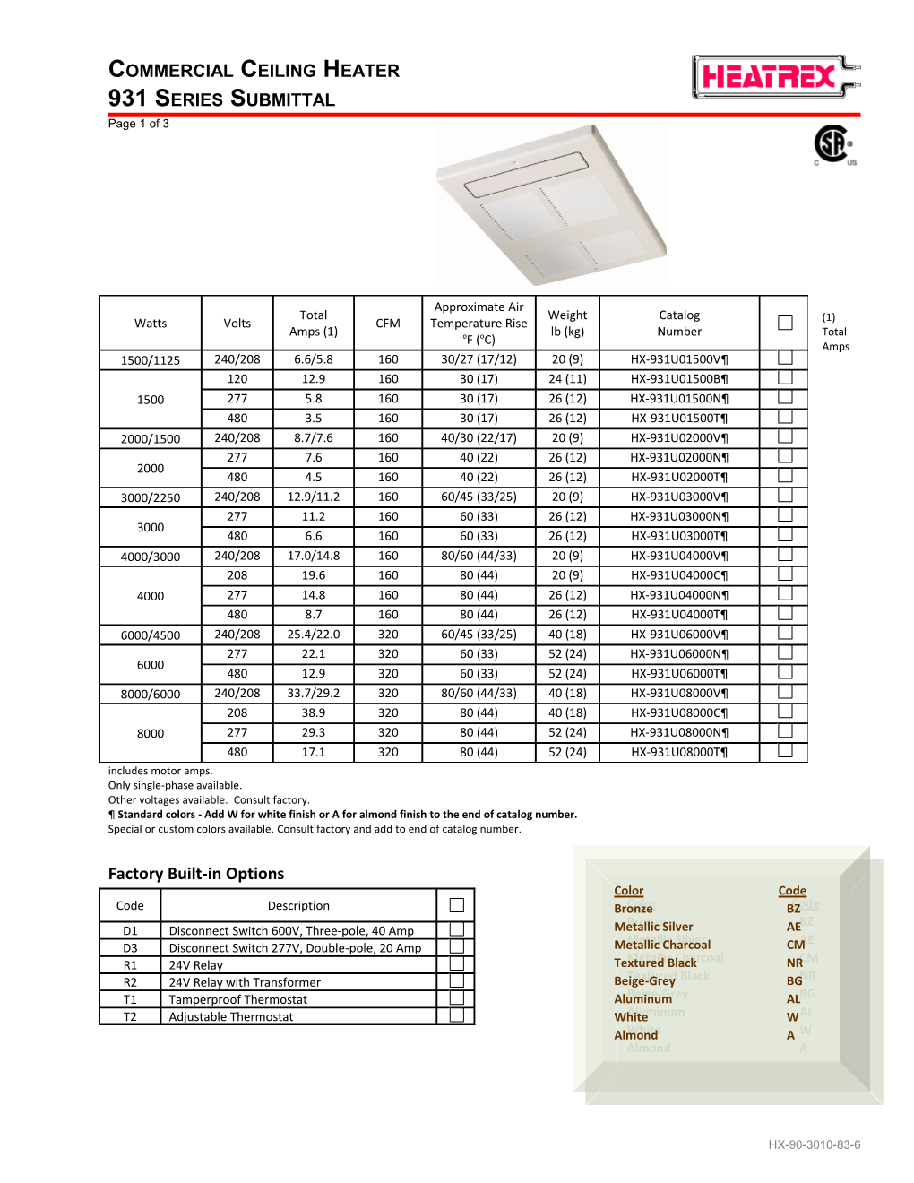 Architect S and Engineer S Specifications