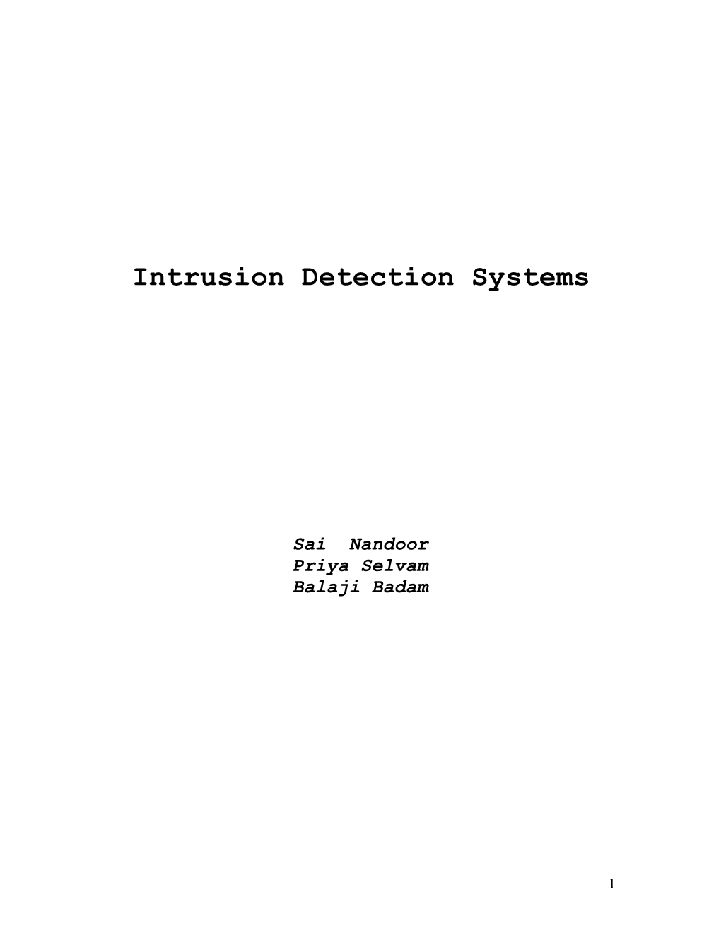 Eluding Network Intrusion Detection