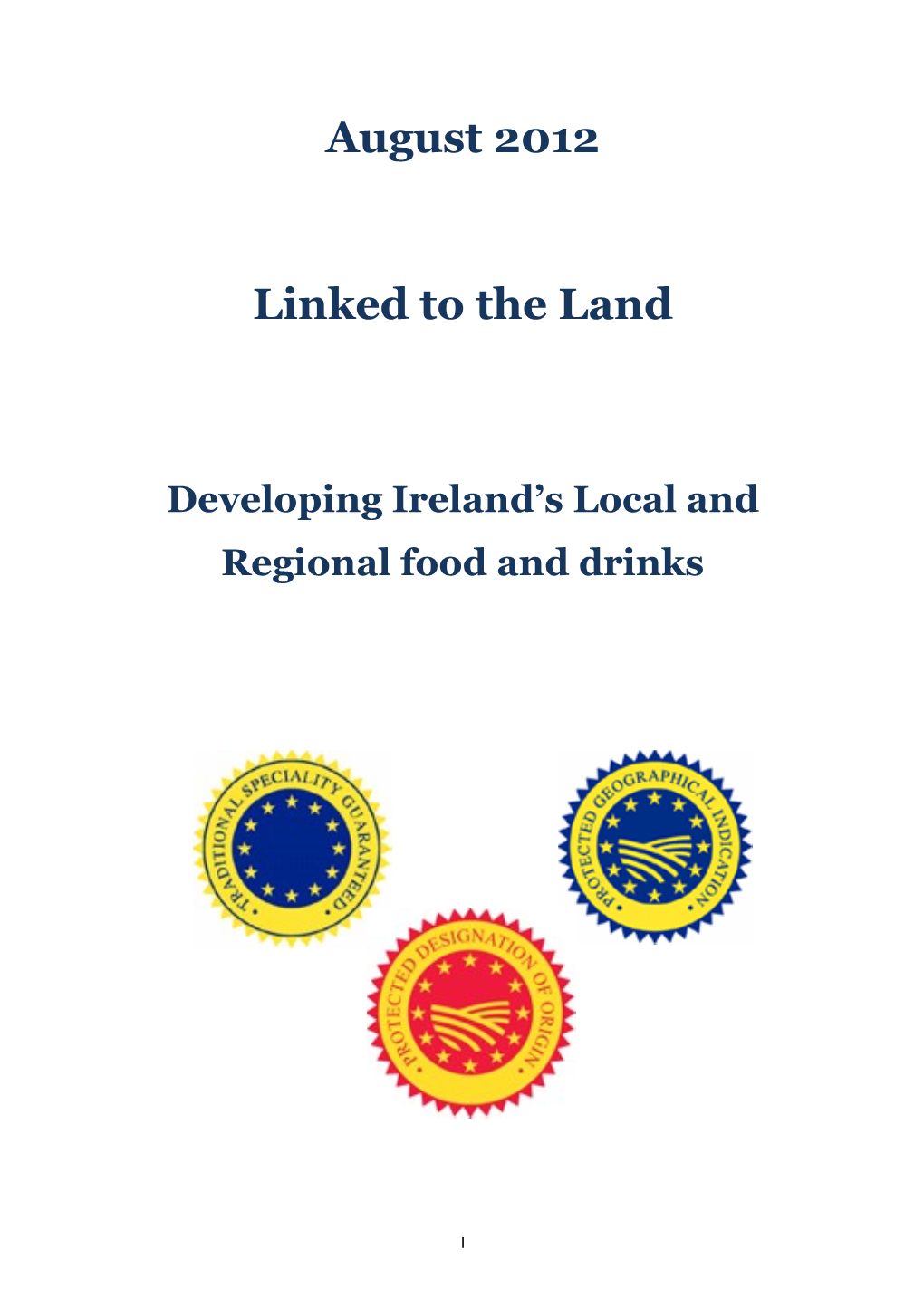 Developing Ireland S Local and Regional Food and Drinks