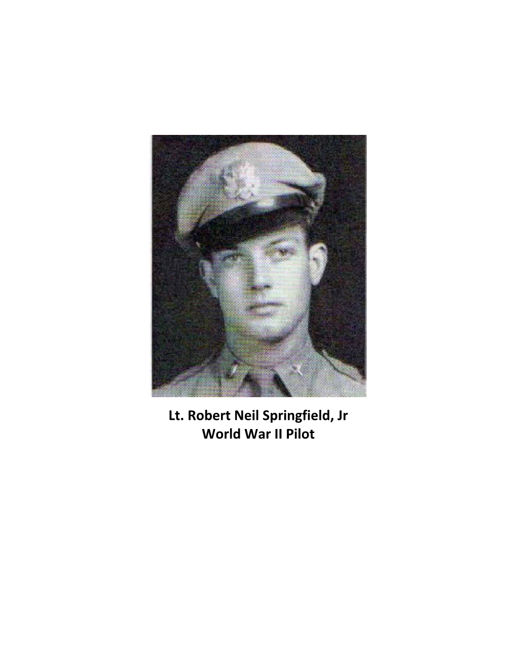 Lt. Robert Neil Springfield, Jr