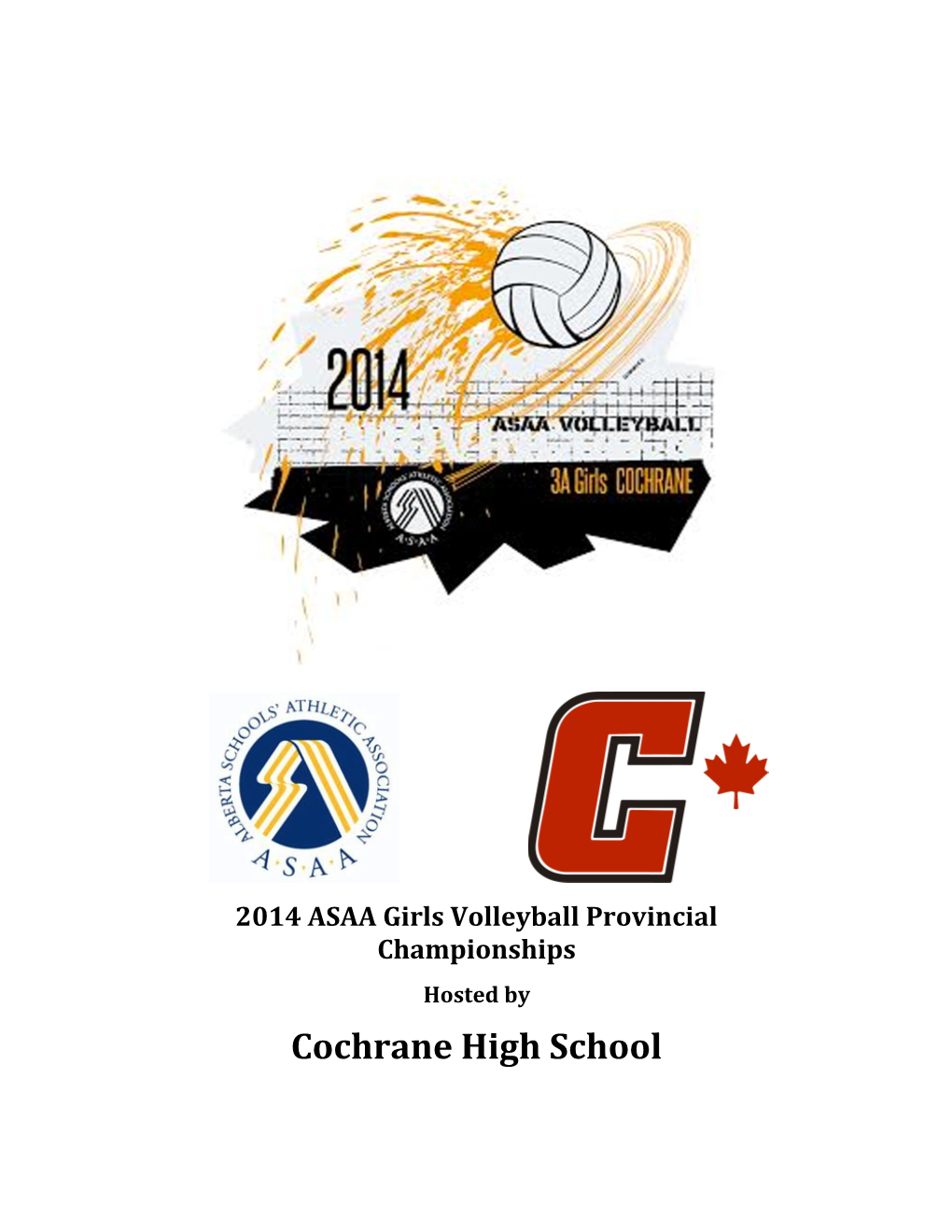 ASAA 3A Girls Volleyball Provincials Information Package