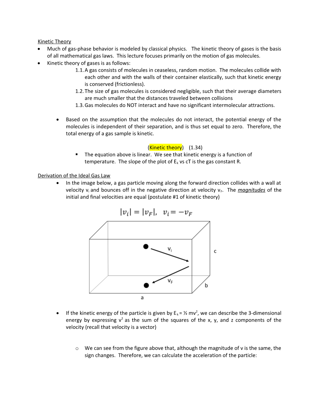 Kinetic Theory