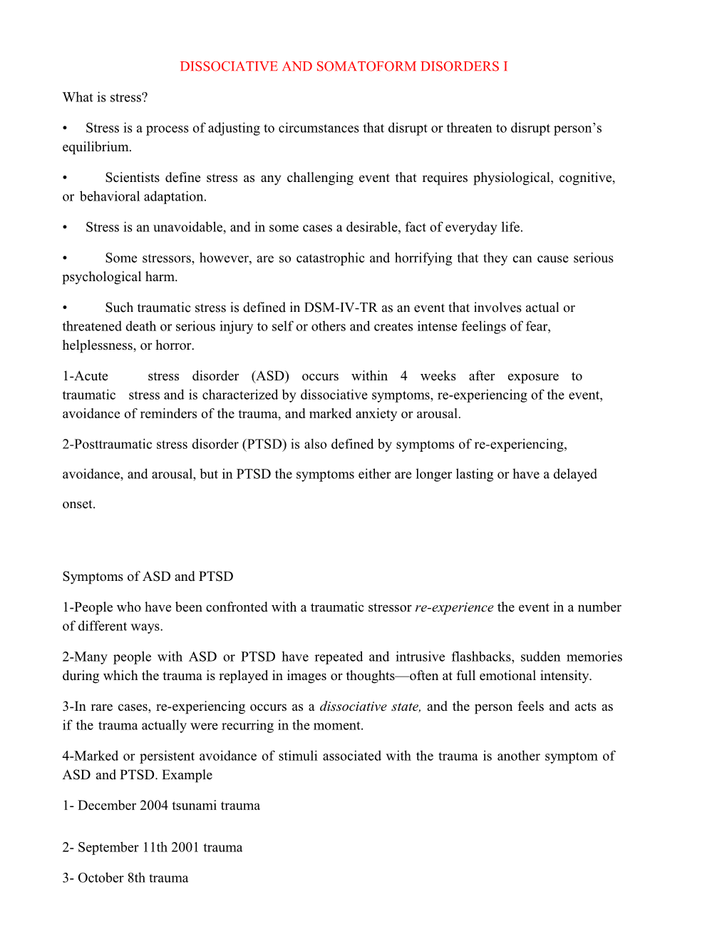 Stressisaprocessofadjustingtocircumstancesthatdisruptorthreatentodisruptperson Sequilibrium