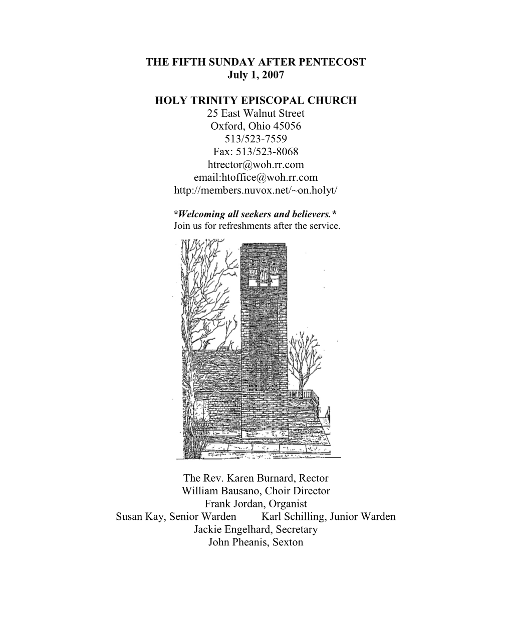 Front Cover Page