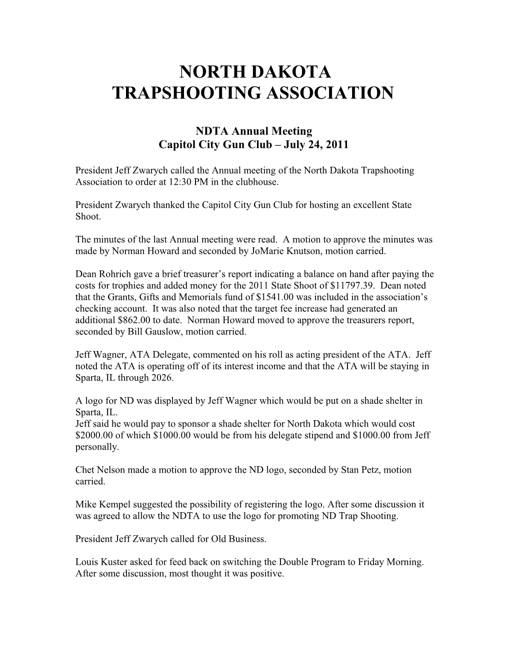 Trapshooting Association