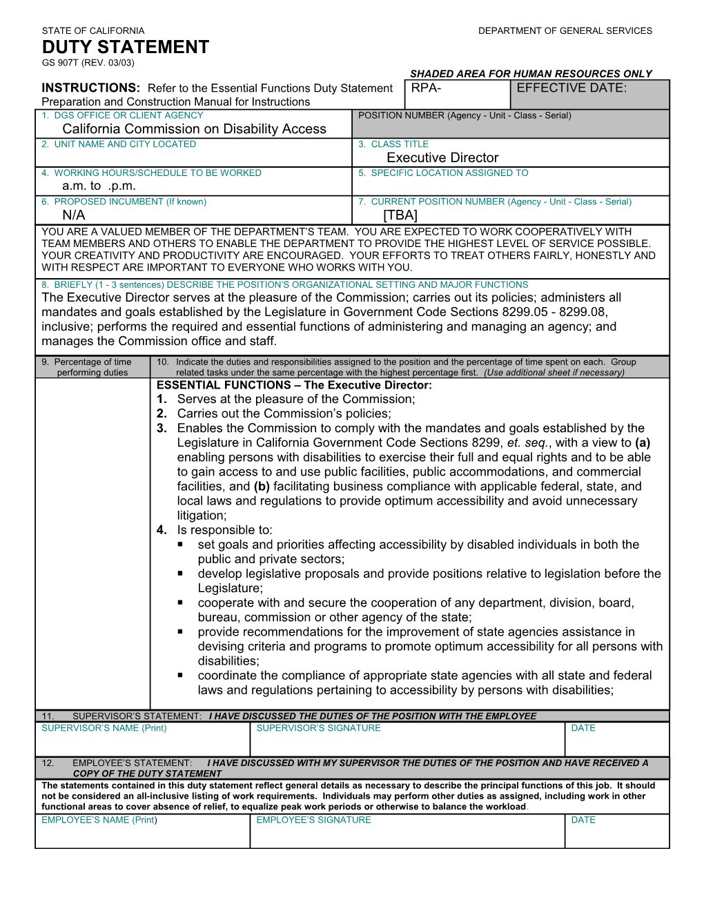 State of Californiadepartment of General Services