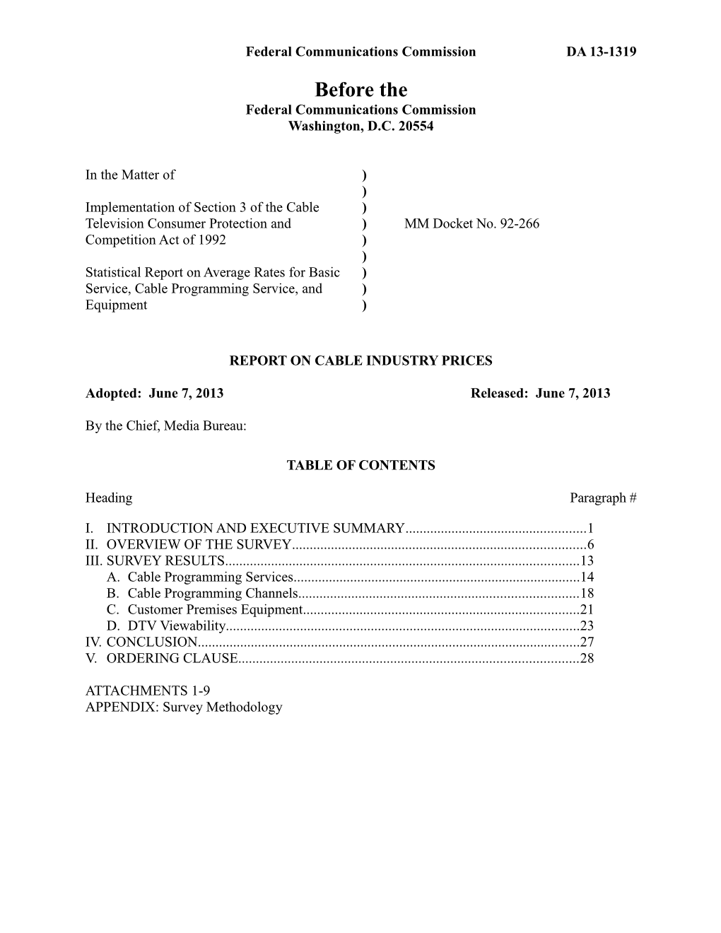 Federal Communications Commissionda 13-1319