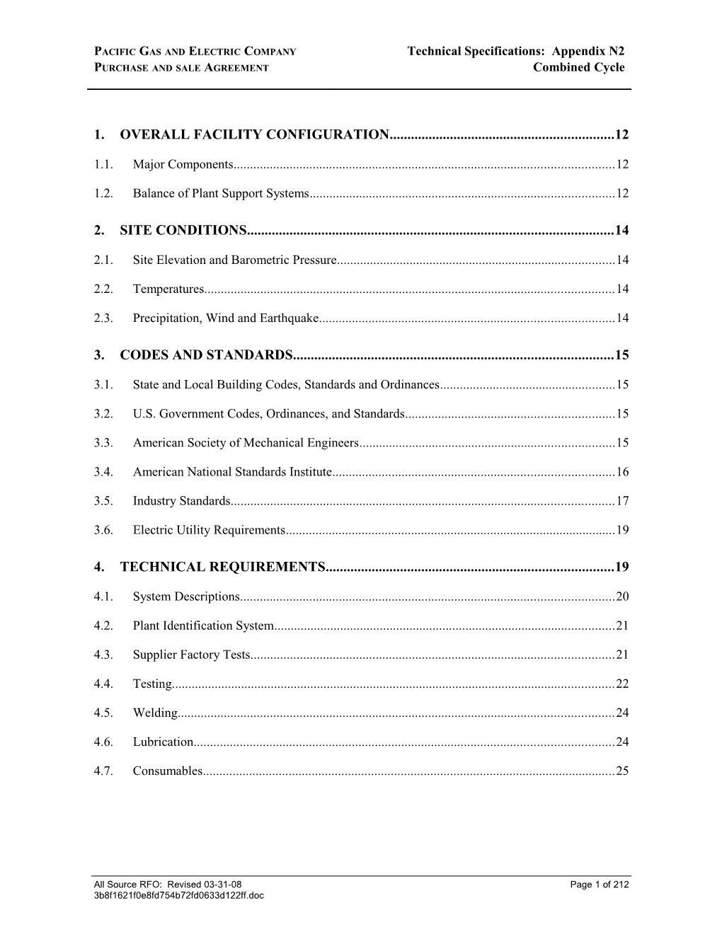 1.Overall Facility Configuration