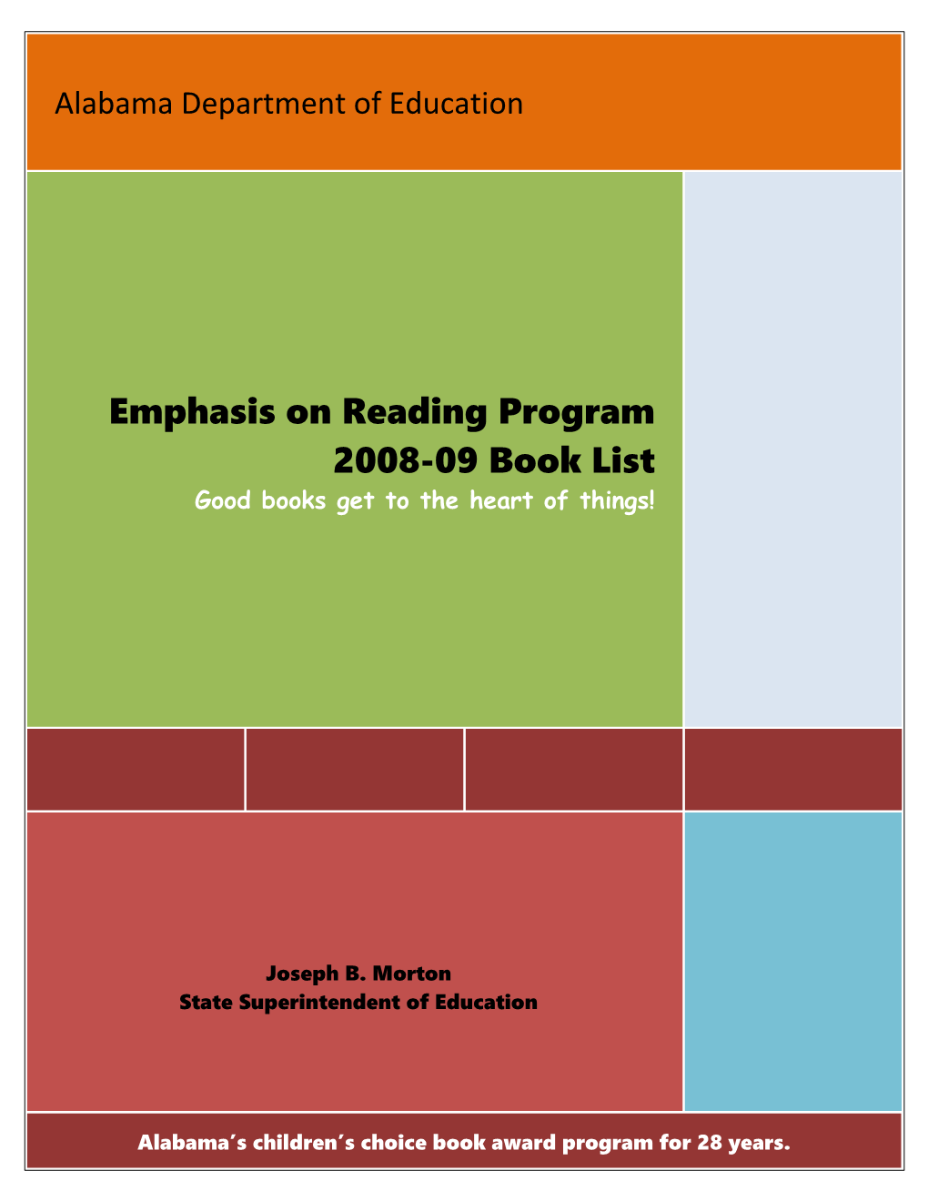 Emphasis on Reading Program 2008-09 Book List