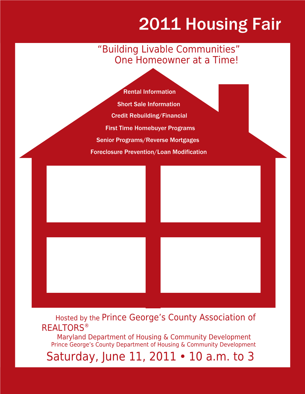 Hosted by the Prince George S County Association of REALTORS