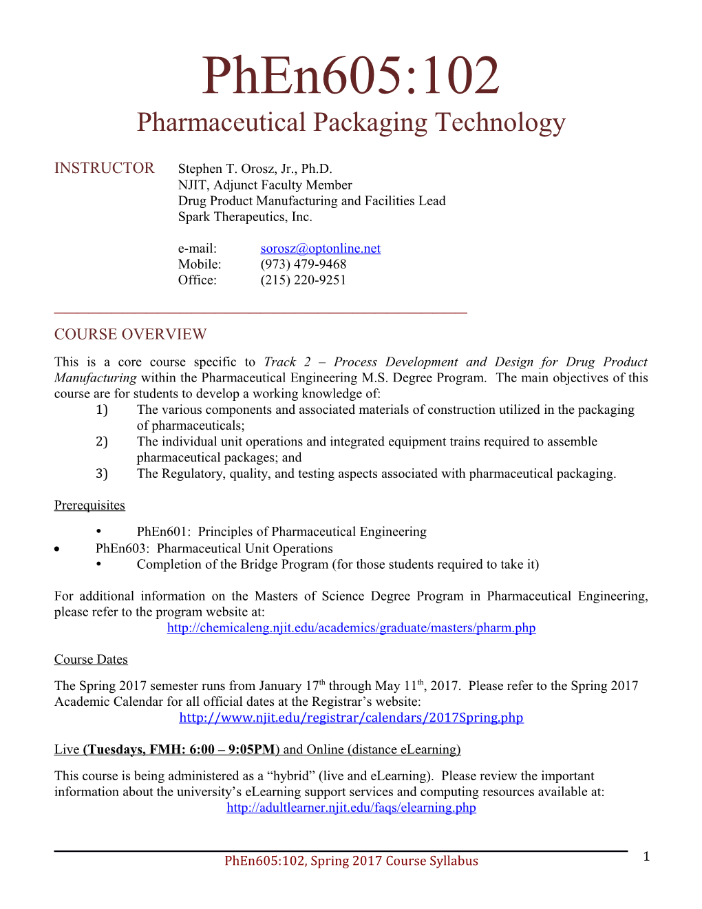 Pharmaceutical Packaging Technology