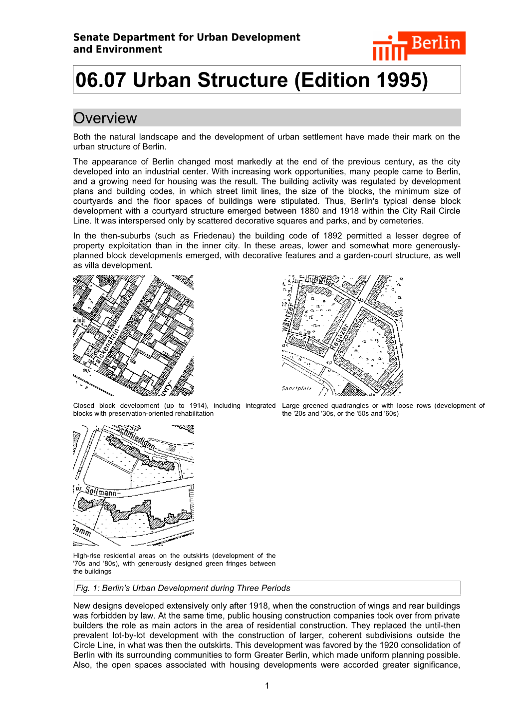 06.07 Urban Structure (Edition 1995)